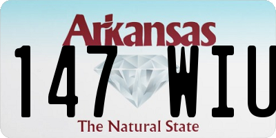 AR license plate 147WIU