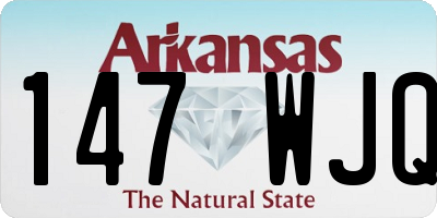 AR license plate 147WJQ