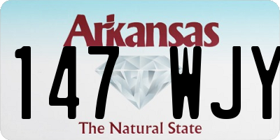 AR license plate 147WJY