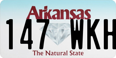 AR license plate 147WKH