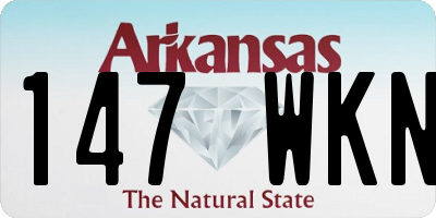 AR license plate 147WKN