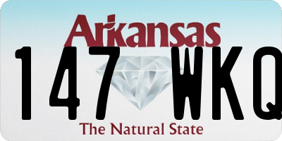 AR license plate 147WKQ