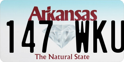 AR license plate 147WKU