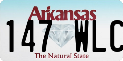 AR license plate 147WLC
