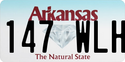 AR license plate 147WLH