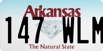 AR license plate 147WLM