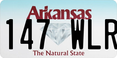 AR license plate 147WLR