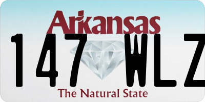 AR license plate 147WLZ
