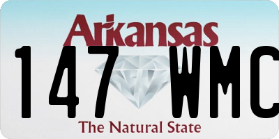 AR license plate 147WMC