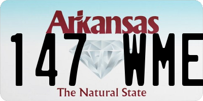 AR license plate 147WME