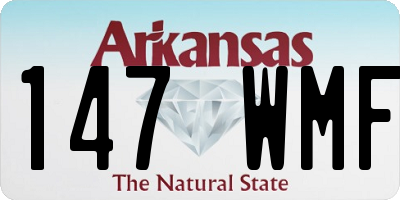 AR license plate 147WMF