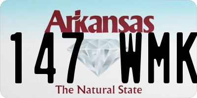 AR license plate 147WMK