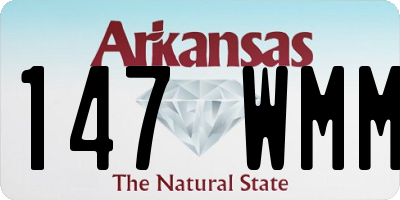 AR license plate 147WMM