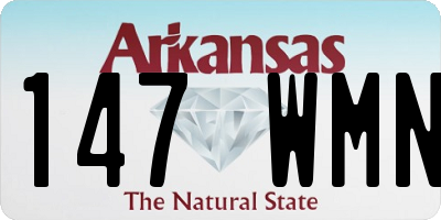 AR license plate 147WMN