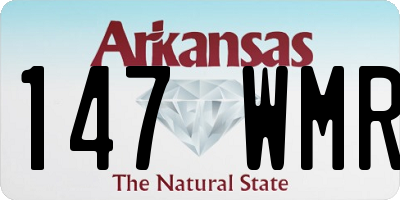 AR license plate 147WMR