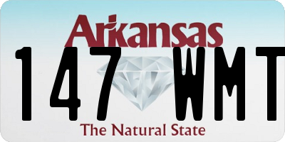 AR license plate 147WMT