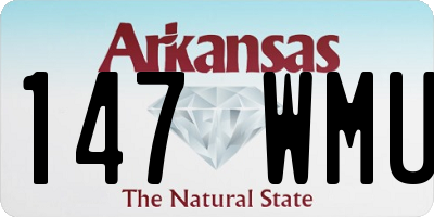 AR license plate 147WMU