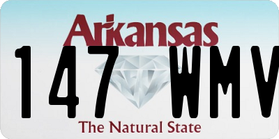 AR license plate 147WMV