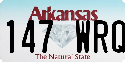 AR license plate 147WRQ