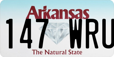 AR license plate 147WRU