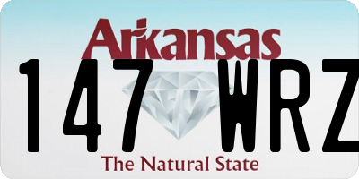 AR license plate 147WRZ