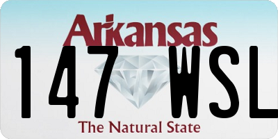 AR license plate 147WSL