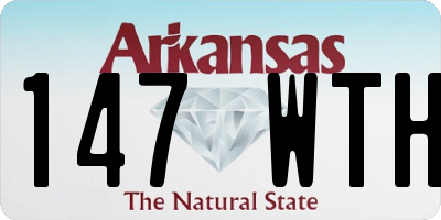 AR license plate 147WTH