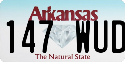 AR license plate 147WUD