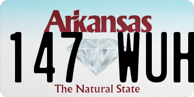 AR license plate 147WUH