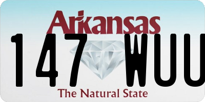 AR license plate 147WUU