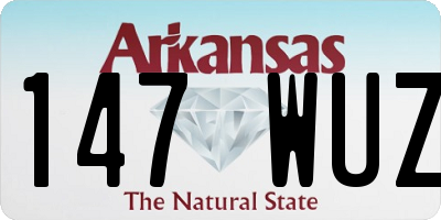 AR license plate 147WUZ