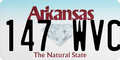 AR license plate 147WVC