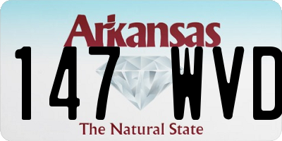 AR license plate 147WVD