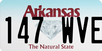 AR license plate 147WVE