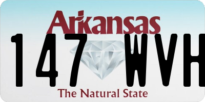 AR license plate 147WVH