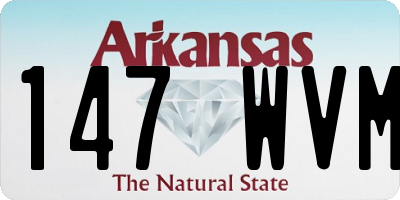 AR license plate 147WVM