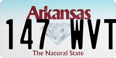 AR license plate 147WVT