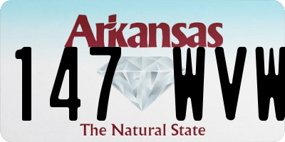 AR license plate 147WVW