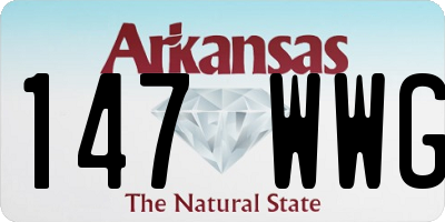 AR license plate 147WWG