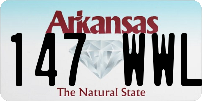 AR license plate 147WWL