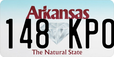 AR license plate 148KPO