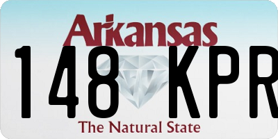 AR license plate 148KPR