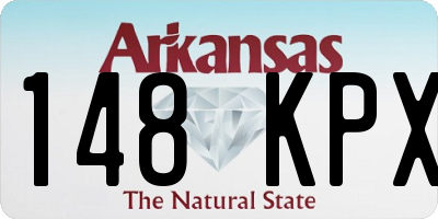 AR license plate 148KPX