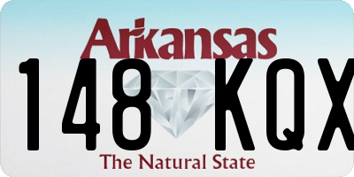 AR license plate 148KQX