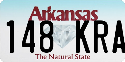 AR license plate 148KRA