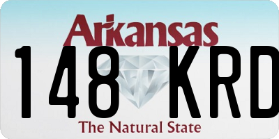 AR license plate 148KRD