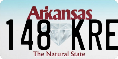 AR license plate 148KRE