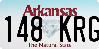 AR license plate 148KRG