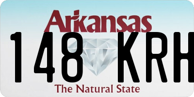 AR license plate 148KRH