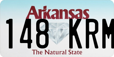 AR license plate 148KRM